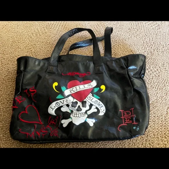 Ed Hardy | Bags | Vintage Ed Hardy Overnight Bag | Poshmark